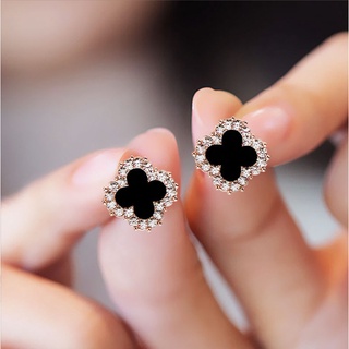 **พร้อมส่งจากไทย** ต่างหูก้านเงิน 925 ต่างหูดอกไม้ประดับคริสตัล สไตล์เกาหลี earrings