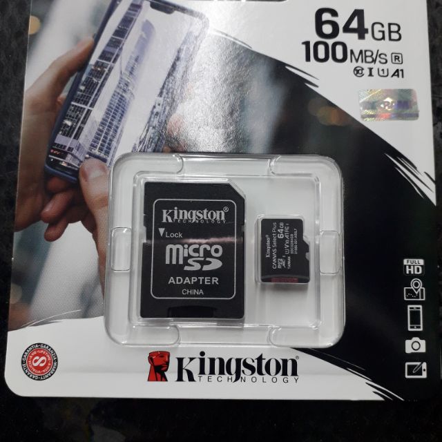 kingston-micro-sd-card-64-gbของแท้100-รับประกันตลอดอายุการใช้งาน