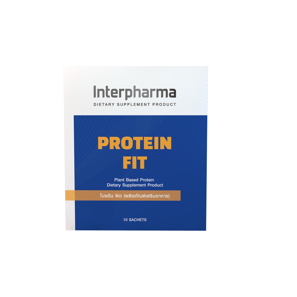 ภาพหน้าปกสินค้าInterpharma : Protein Fit (โปรตีน ฟิต) จากร้าน interpharma.official บน Shopee