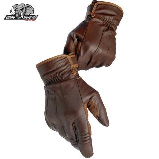 ถุงมือหนัง คลาสสิค Biltwell Work Gloves - Chocolate