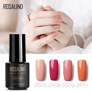 ภาพหน้าปกสินค้าrosalind ยาทาเล็บสีเจล สีเจล Nude Series 2501-2520  ยาทาเล็บแบบเจล เจลทาเล็บ สีเจลทาเล็บ ยาทาเล็บ ที่เกี่ยวข้อง