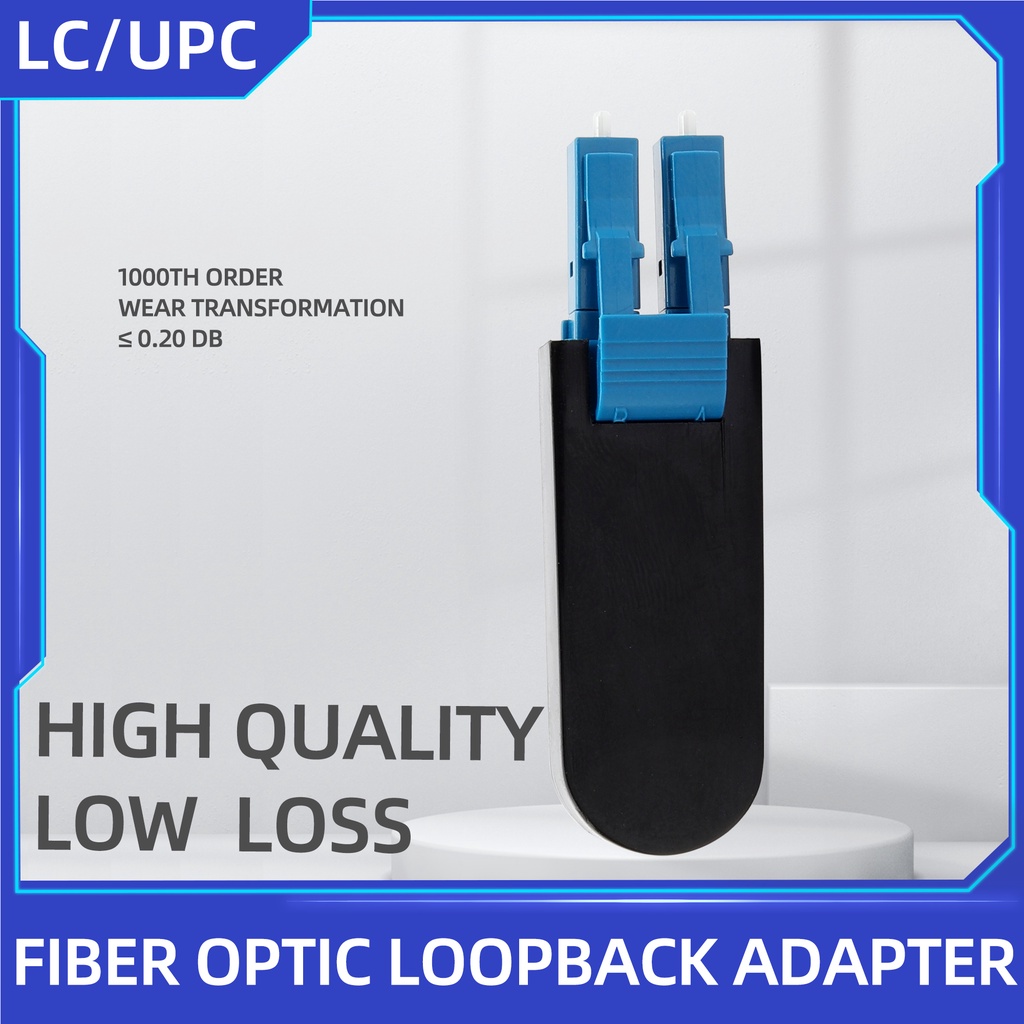 อะแดปเตอร์ Loopback ไฟเบอร์ออปติก LC/UPC SM ขั้วต่อวงจรไฟเบอร์ออปติก ...