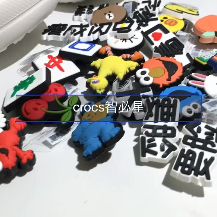 ตัวติดรองเท้า-crocs-ลายการ์ตูนดอกไม้น่ารัก-diy-อุปกรณ์เสริม-สําหรับตกแต่งรองเท้าเด็ก