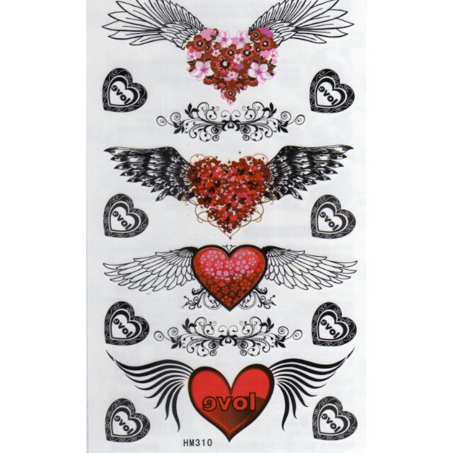 tattoo-ลาย-หัวใจ-heart-valentines-day-แท็ททู-สติกเกอร์-gf517
