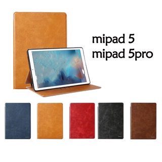 015.เคสแท็บเล็ต Xiaomi Mi Pad 5 เคสฝาพับ PU Leather  Smart Cover for xiaomi pad 5 11 inch 2021