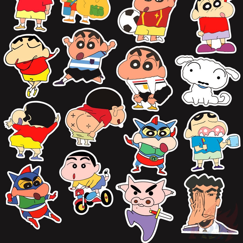 ภาพสินค้าCrayon Shin-chan Series 03 สติ๊กเกอร์  50Pcs/Set Yoshito Usui Anime DIY Fashion Decals Doodle สติ๊กเกอร์ จากร้าน kids_toys_tower.th บน Shopee ภาพที่ 4
