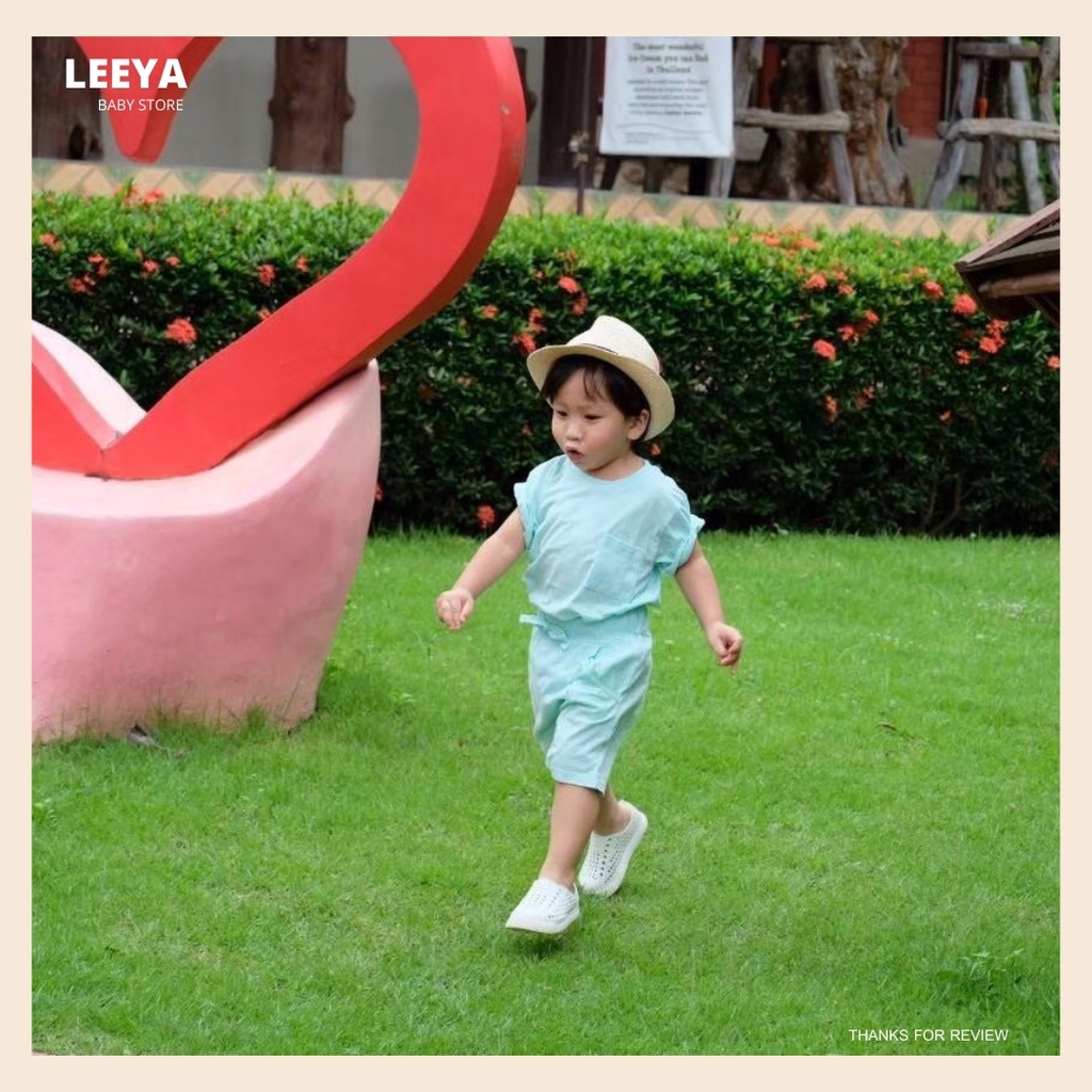 Leeya 3-6 เดือน กางเกงขาสั้นเด็ก 100% Cotton Supersoft สีพืน เนื้อผ้า ...