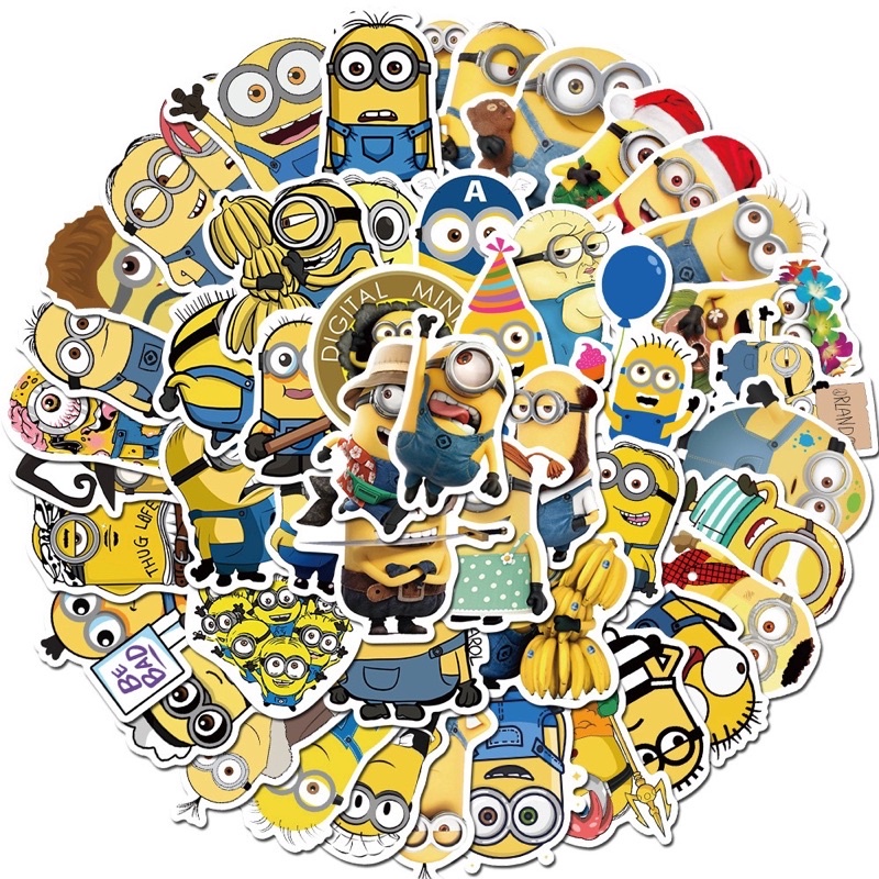 สติ๊กเกอร์-minions-32-มินเนี่ยน-50-ชิ้น-มินเนียน-minion-สติ้อเกอร์-มีน-เนียน-เนี่ยน-มิสเตอร์แสบร้ายเกินพิกัด-ตุ๊กตา