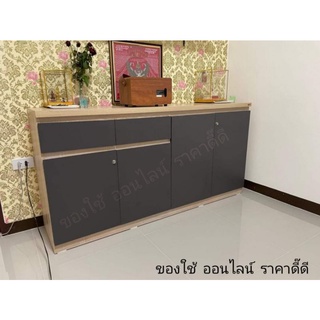 ภาพขนาดย่อของภาพหน้าปกสินค้าตู้เอนกประสงค์ คอนโซลแบ่งส่วน จากร้าน delivery_furniture บน Shopee ภาพที่ 4