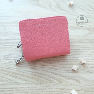 Charles &amp; Keith Mini Wallet (outlet) สีชมพู