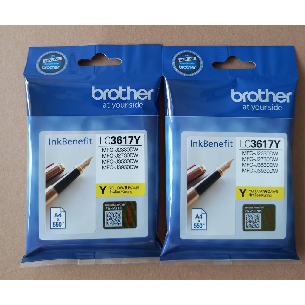 brother-inklc-3617-bk-c-m-y-4-ตลับหมึก-original-ชุดสี-แยก-4-ตลับ-แท้ศูนย์-ของใหม่-คุณภาพ100