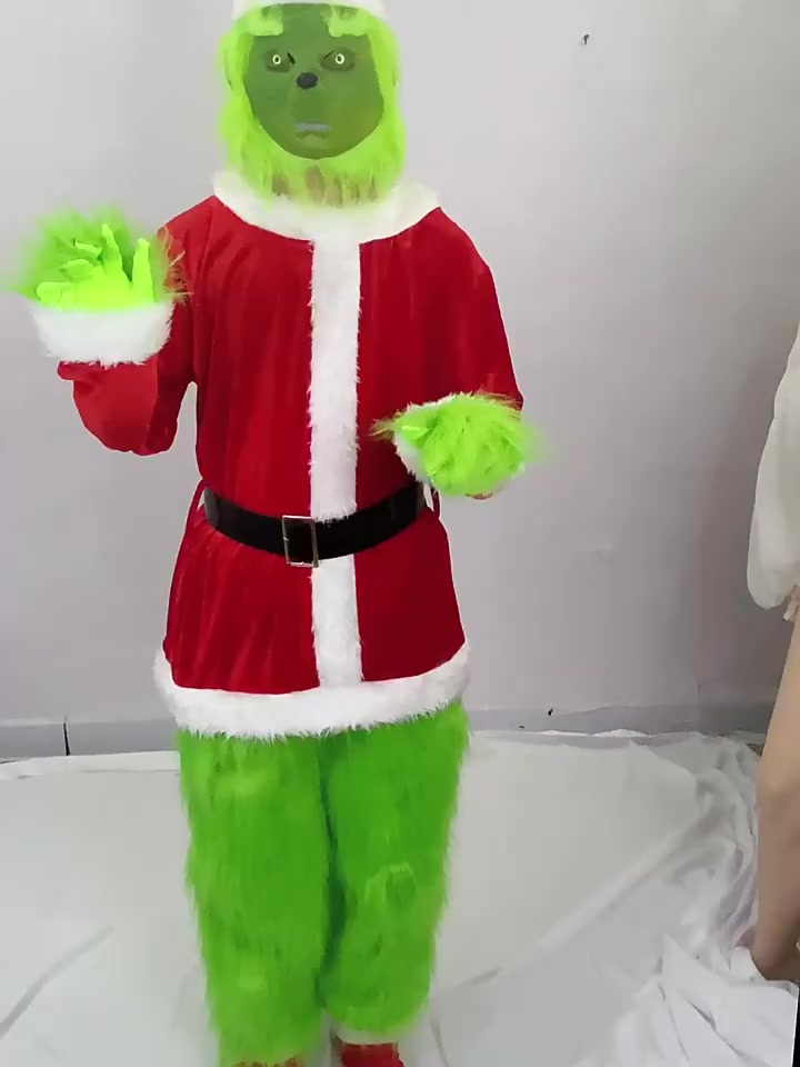 s-3xl-santa-grinch-cosplay-costume-how-the-grinch-stole-christmas-suit-green-fur-grinch-party-performance-halloween-set