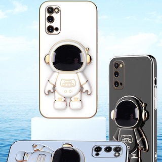 เคสโทรศัพท์มือถือ แบบนิ่ม ลายนักบินอวกาศ มีป็อบอัพ สําหรับ Samsung Galaxy A51 A71 A31 A21S A02S A11 M11 M02S