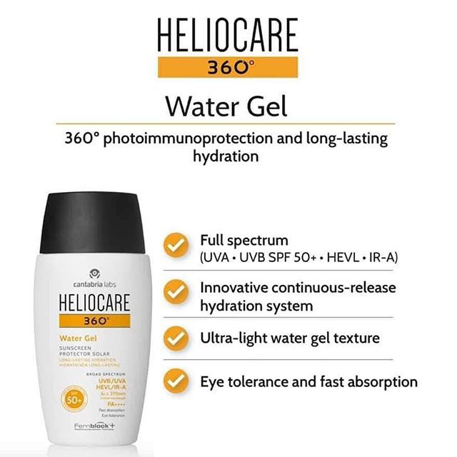 พร้อมส่ง-ฉลากไทย-heliocare-360-water-gel-spf50-แพคเกจใหม่-ปกป้องครบทุกรังสี-กันน้ำ-pm2-5-ไม่อุดตัน-watergel-แท้-100