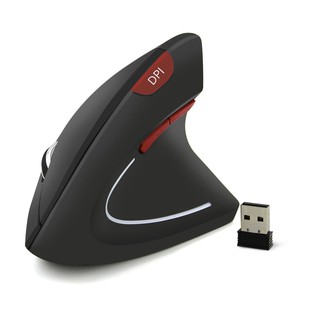 ภาพหน้าปกสินค้าเมาส์ไร้สาย 2.4 GHz Ergonomic Vertical Mouse สำหรับคอมพิวเตอร์แล็ปท็อป ที่เกี่ยวข้อง