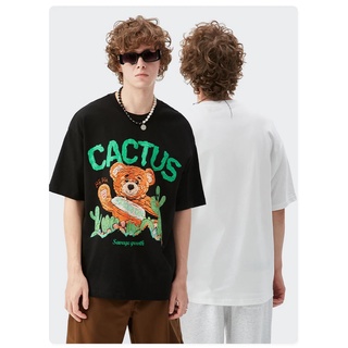 【Hot】ALAND เสื้อยืด  INFLATION รุ่น CACTUS BEAR T-SHIRT