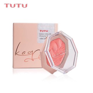 สินค้า TUTU Kaqi Color Peach Blush🍓🍓 บลัชออน ที่มาพร้อมไฮไลต์ในตัว เนื้อวิ้งมาก**ของแท้ พร้อมส่ง