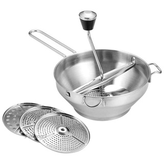 Food Mill with 3 Interchangeable Disc for Mashing Mashed Potatoes Puree