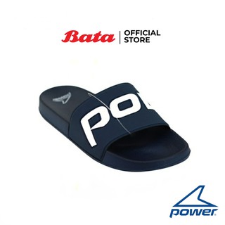 สินค้า Bata POWER MENS SLIPPER รองเท้าแตะแฟชั่นชาย สีน้ำเงิน รหัส 8619926 Mensandal SUMMER