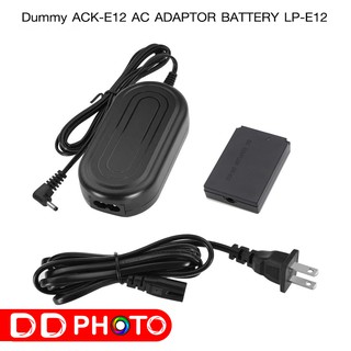 Dummy Battery ACK-E12 AC Adapter Battery LP-E12 for Canon M M2 M10 M50 M100