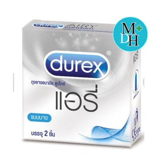 ภาพหน้าปกสินค้าDurex Airy Condom ดูเร็กซ์ แอรี่ ถุงยางอนามัย ผิวเรียบ ขนาด 52 mm บางที่สุด 1 กล่อง บรรจุ 2 ชิ้น 16014 ซึ่งคุณอาจชอบสินค้านี้
