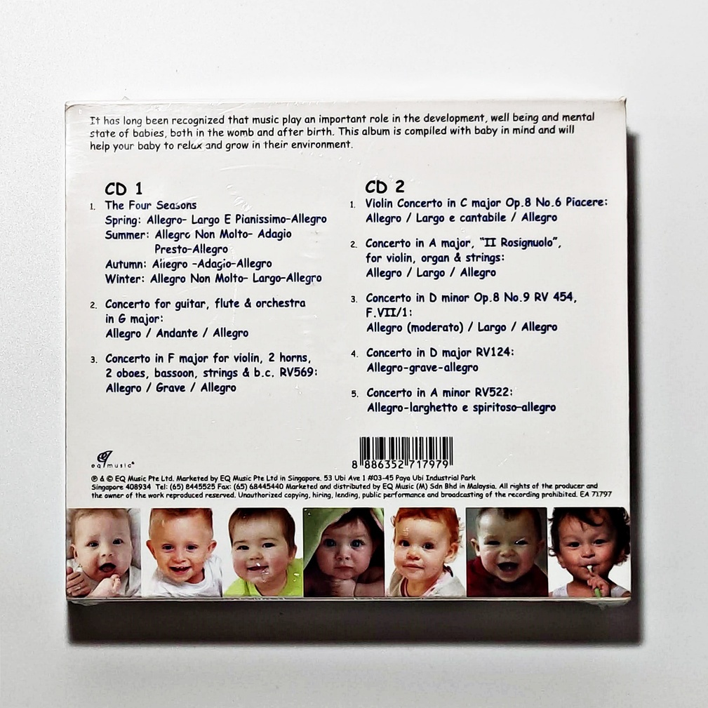 cd-เพลง-various-artists-baby-love-vivaldi-2cd-เพลงสำหรับเด็กที่ควรมีติดเครื่องไว้ให้ลูกฟัง