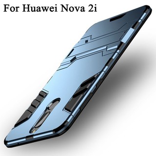 Mobile Phone Case Tpu + Plastic Shockproof Back Cover for Huawei Nova 2i Nova2I