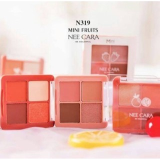 แท้พร้อมส่ง​ 🍅🍊🍓NEE CARA Mini Fruits อายชาโดว์ everyday look​ 8​ กรัม