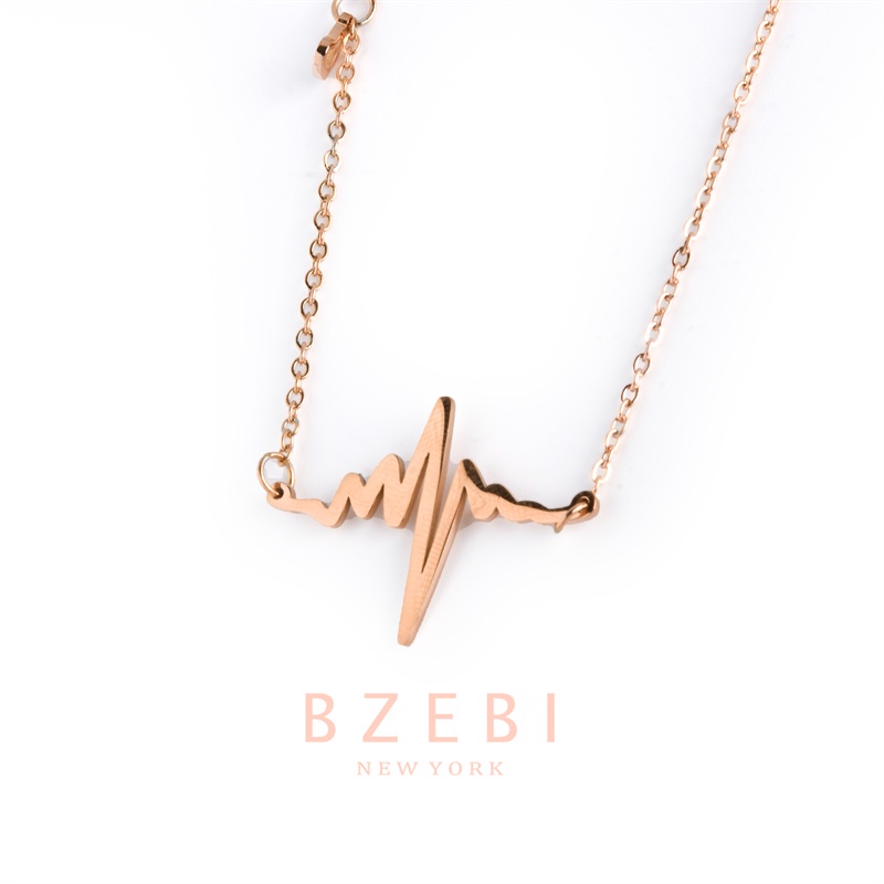 bzebi-สร้อยคอโซ่-สร้อยคอแฟชั่น-ผู้หญิง-โซ่-ทอง-แตนเลส-18k-ทองคำแท้-ร้อยทอง-แบบเรียบง่าย-สําหรับผู้หญิง-996n