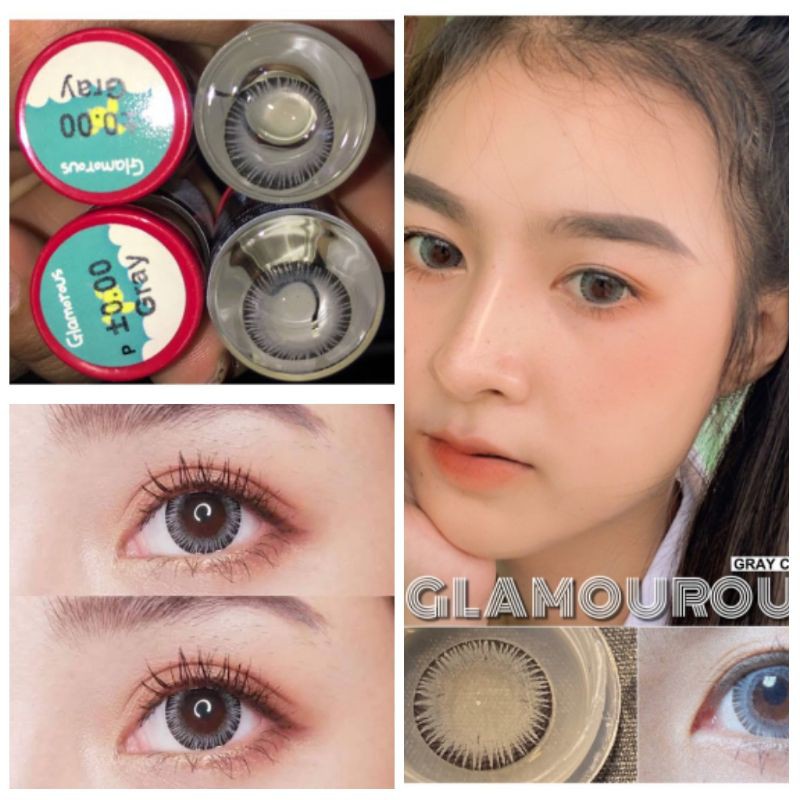 คอนเทคเลนส์สีเทาglamorus