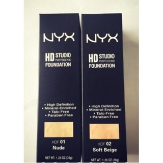 รองพื้น nyx hd studio photogenic foundation