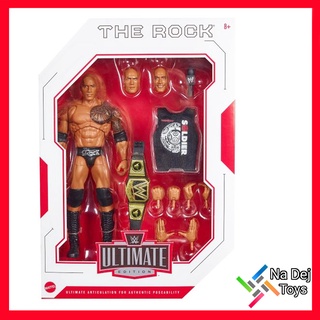 Mattel WWE Ultimate Edition The Rock 6" Figure มวยปลํ้า อัลติเมท อีดิทชั่น เดอะ ร๊อค ค่ายแมทเทล ขนาด 6 นิ้ว ฟิกเกอร์