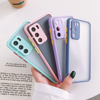 เคสขอบสีกันกล้อง เคส OPPO A91 A93 Reno 3 4 5 เคสเรียวมี เคสกันกระแทก