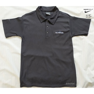 NIKE GOLF เสื้อกีฬา ตีกอล์ฟ ลำลอง  - สีดำสนิท ไซส์ XL 36