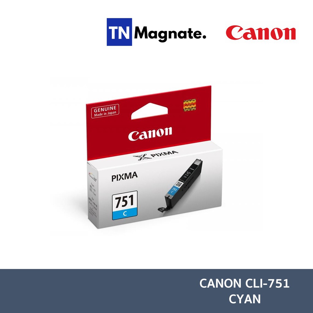 [หมึกพิมพ์] Canon CLI-751C Ink Cartridge (Cyan:สีฟ้า) | Shopee Thailand