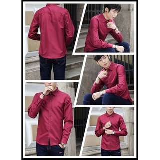 ภาพขนาดย่อของภาพหน้าปกสินค้าเสื้อเชิ๊ตแขนยาวผู้ชาย รุ่น 3087 จากร้าน easytwoshop บน Shopee ภาพที่ 1