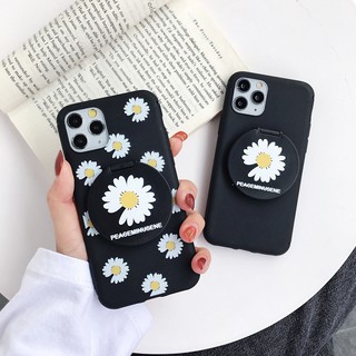 hp เคสโทรศัพท์ แบบนิ่ม ลายดอกเดซี่น่ารัก พร้อมกระจกเงา สำหรับ Infinix Hot10s Note10 Pro Infinix Hot9 Infinix Hot9 Play