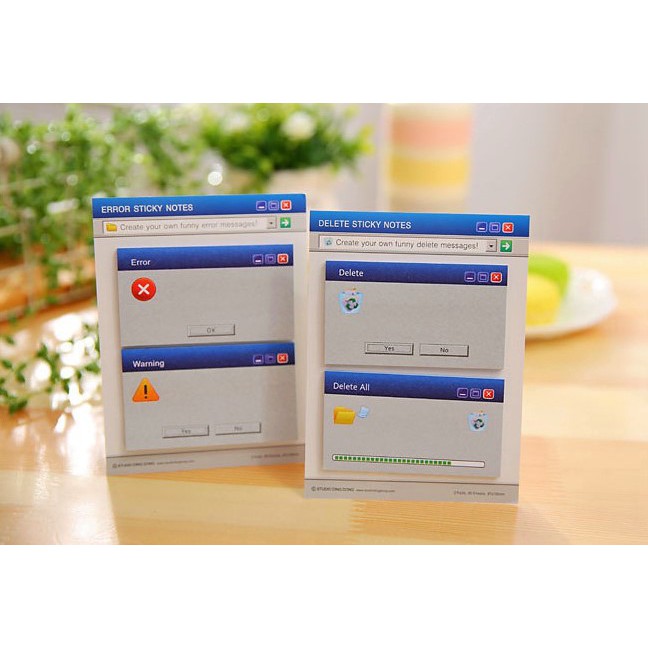 โพสอิท Computer windows Error Sticky Note & Delete Sticky Notes ...