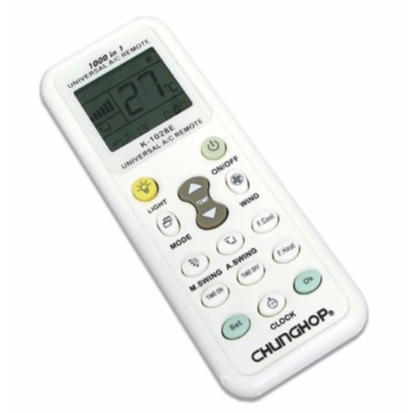 รีโมทแอร์-รวมรุ่น-universal-a-c-remote-white