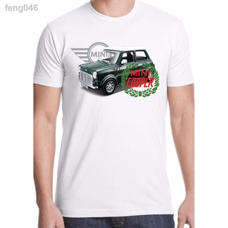 ✓Mini Cooper Men T เสื้อรถคลาสสิกคลาสสิกรถออสตินรถเก่าแขนสั้นผู้ชาย เสื้อลำลองหลวมแฟชั่นพิมพ์ versi เกาหลี lelaki ผู้ชาย