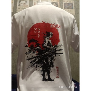 ❦ ✴✷เสื้อเชิ้ตวันพีซ (Blood moon Roronoa Zoro) เสื้อยืดอนิเมะ Zoro สําหรับผู้ชาย/เสื้อยืดสําหรั Xjn