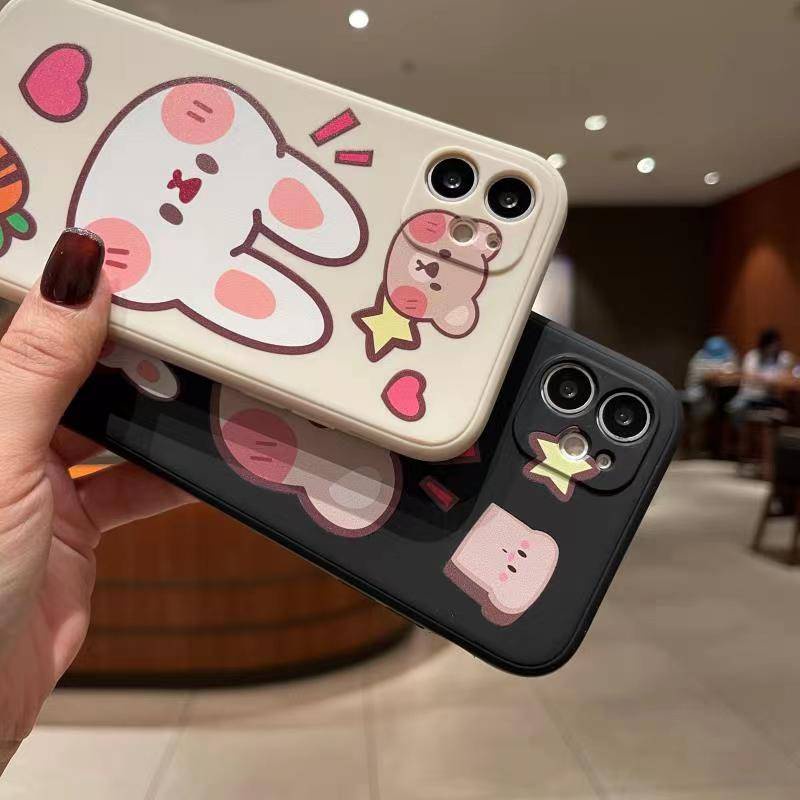 พร้อมส่งในไทย-เคสโทรศัพท์มือถือลายการ์ตูนน่ารักๆ-ใช้สำหรับipทุกรุ่น-983