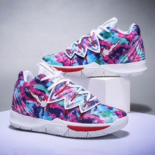 New Color NBA Kyrie Irving 5 Basketball shoes Size:39-44 รองเท้าบาสเก็ตบอลมืออาชีพ รองเท้ากีฬา High-cut sneakers