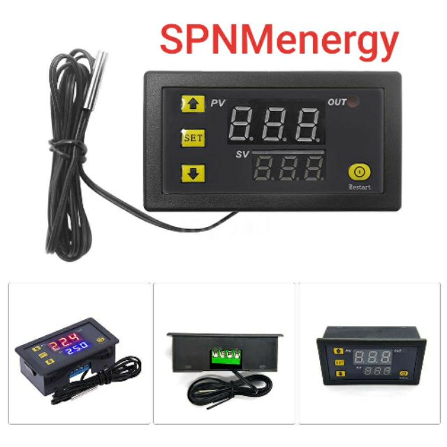 เครื่องควบคุมอุณหภูมิ w 3230 12V Controller Digital Display High ...