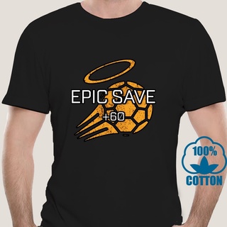 T-shirt  4477a เสื้อยืดลําลองแฟชั่น แขนสั้น พิมพ์ลาย Rocket League Epic Save สําหรับผู้ชายS-5XL