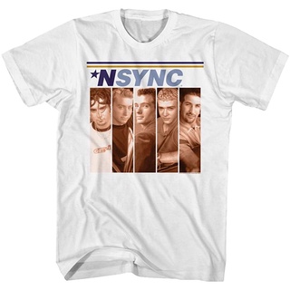 เสื้อยืดโอเวอร์ไซส์เสื้อยืด ลาย NSYNC Boxes สีขาว สไตล์อเมริกันคลาสสิก สําหรับผู้ใหญ่S-3XL