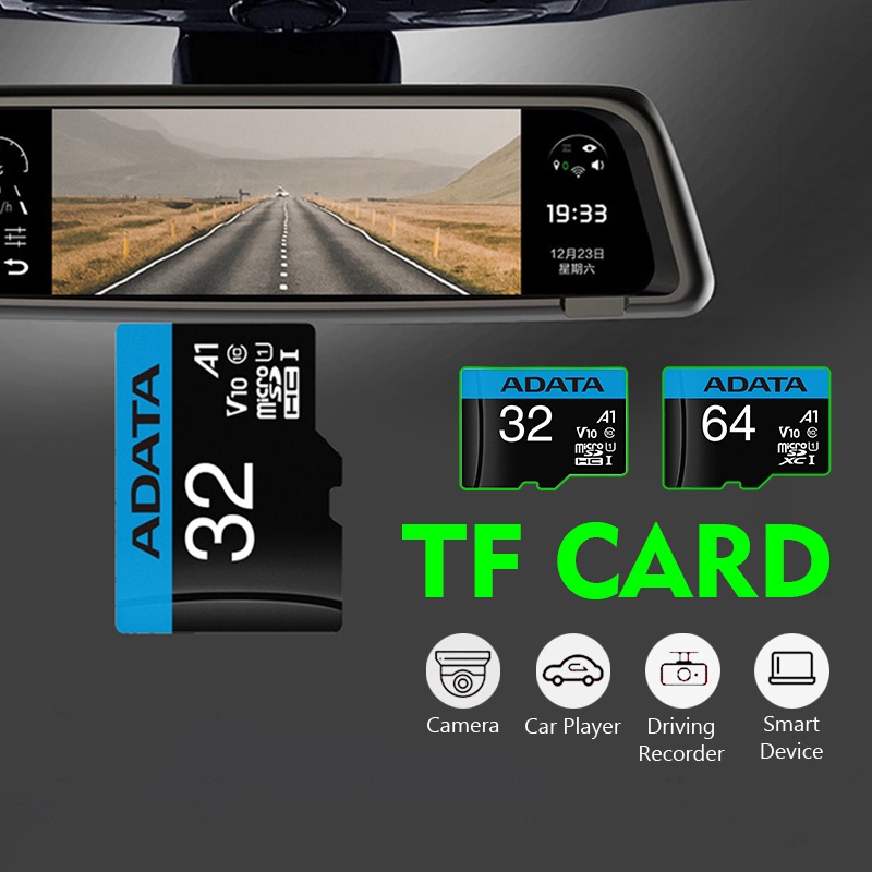 adata-เมมโมรี่การ์ด-micro-sd-card-32-64gb-สำหรับกล้องวงจรปิดไร้สาย-กล้อง-โทรศัพท์มือถือ-การ์ดความจำ