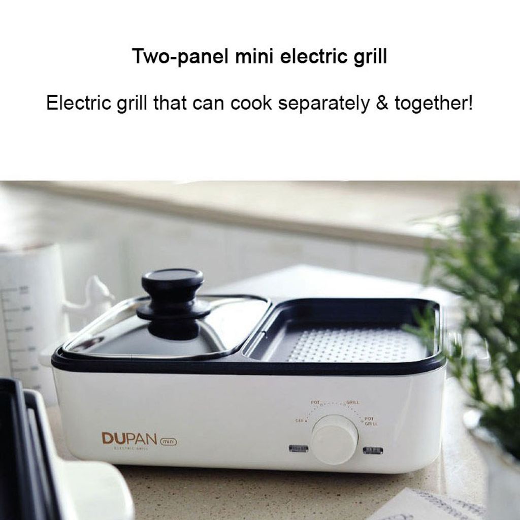 domus-dg-1000-two-panel-mini-electric-grill-2-cooking-zones-multi-function-oven