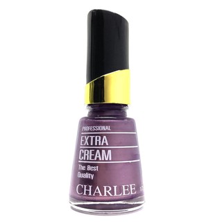 Charlee Nail Polish ยาทาเล็บชาลี 15 ml. สีมุกผสมกากเพชร เบอร์ 199