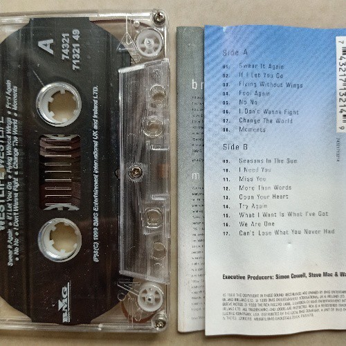 cassette-เทปเพลงสากล-6-อัลบั้มขายแยก-ชุดที่5-เทปคาสเซ็ตสะสม